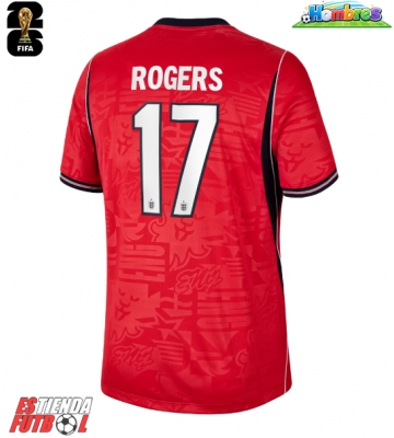 Inglaterra Morgan Rogers #17 Segunda Equipación Mundial 2026 Manga Corta